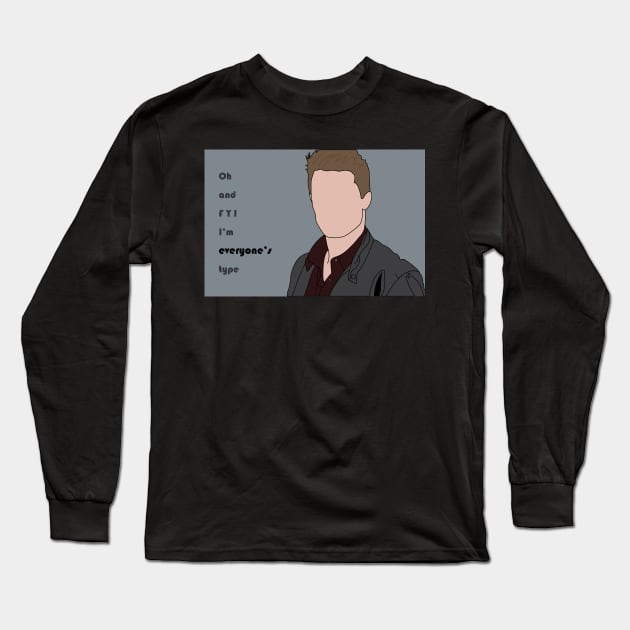 Jackson Whittemore Long Sleeve T-Shirt by DaniVan